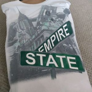 5ive Empire State Building NY Graphic Print Tee